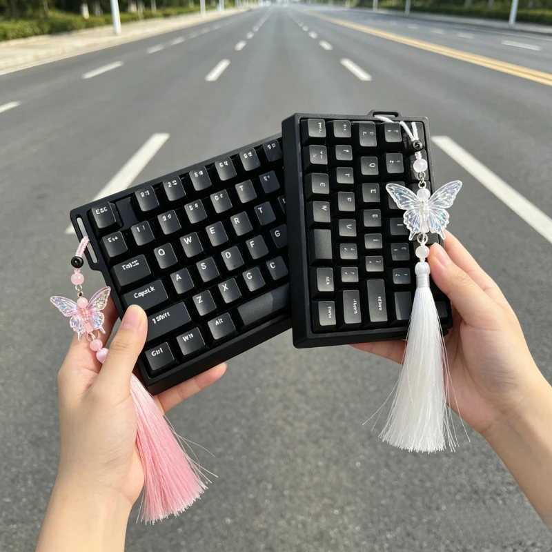 NEW Wooting 60he Straps Keyboard Ribbon Strap White Fita Para Teclado Anime Costom  Refit Retro Chinese Style Accessory Y2K