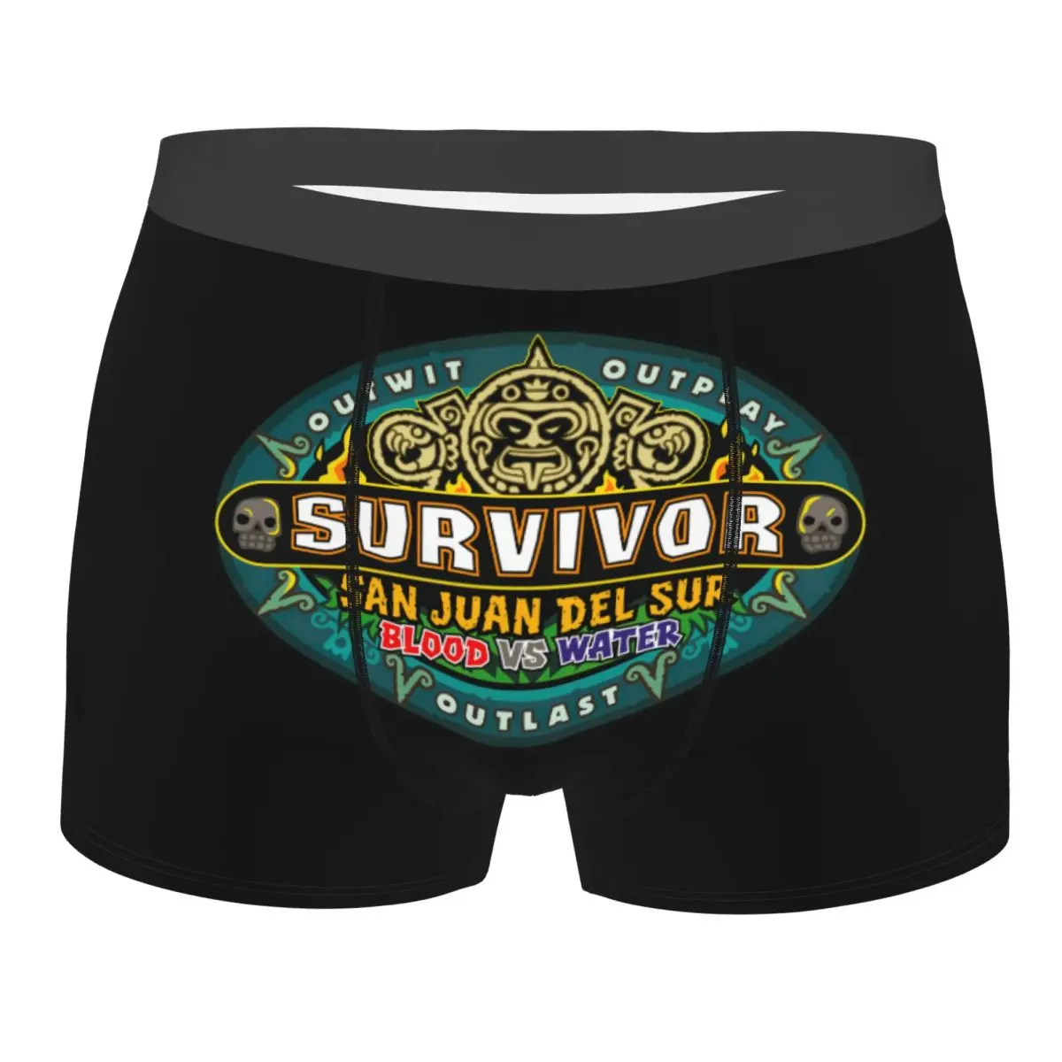 

Custom Adventure Game TV Show Survivor Underwear Men Breathable Boxer Briefs Shorts Panties Soft Underpants For Male