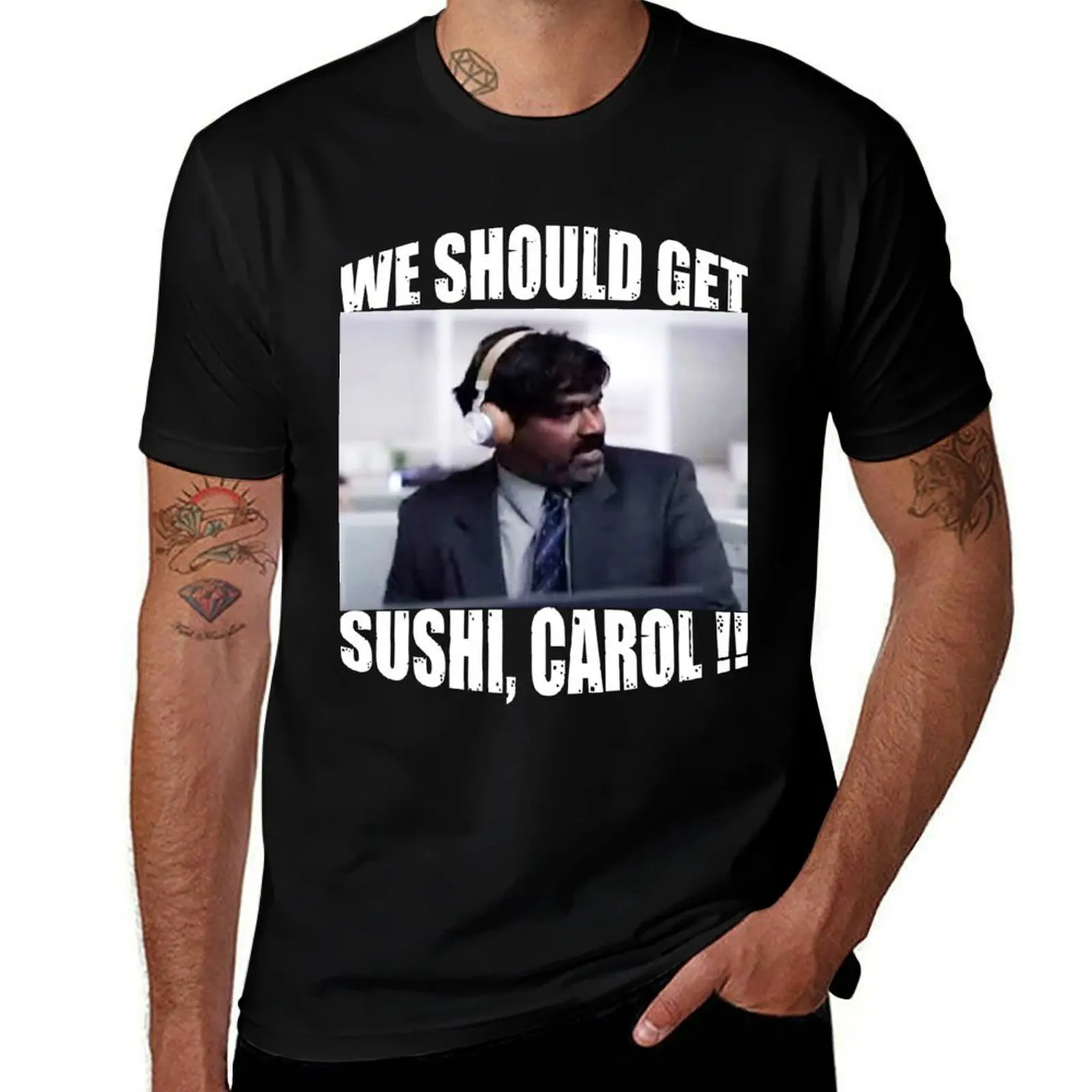 We Should Get Sushi Carol, funny meme 2023 gifts T-Shirt Plus Size Quick Dry Sports Tee T-Shirt