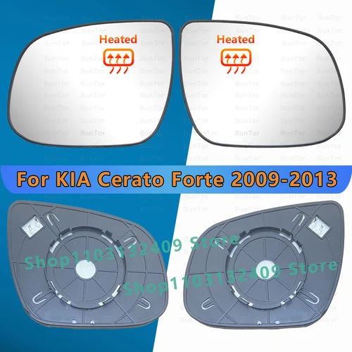 Imagen 2 del producto Espejo retrovisor de coche 2009 2010 2011 2012 2013 para KIA Cerato Spectra Ceed Forte K3 con calefacción/87611/21-1M000/piezas de espejo de ala