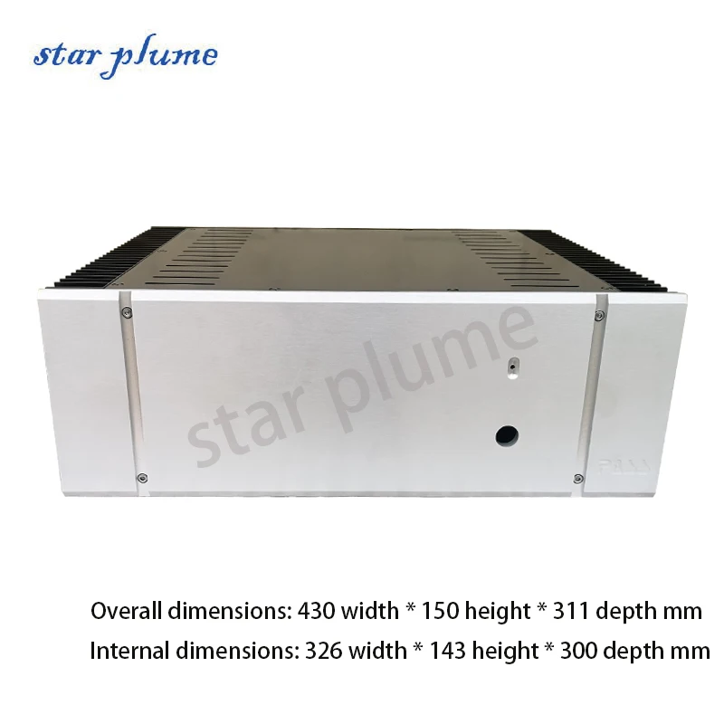 (430*150*311mm) PASS All-Aluminum Amplifier Case Pure Post-Amplifier Chassis Vacuum Tube Amplifier Chassis Shell DIY Box