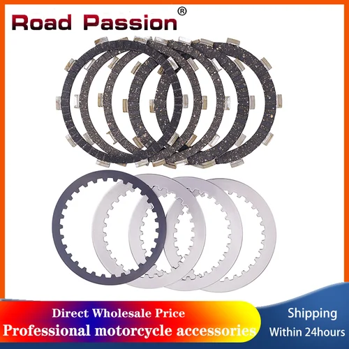 Kit de Placas de fricción de embrague de motocicleta Road Passion y placas de acero para Kawasaki EX400 ZX4R ZX4RR Z400 ZX-4R ZX-4RR Ninja 400