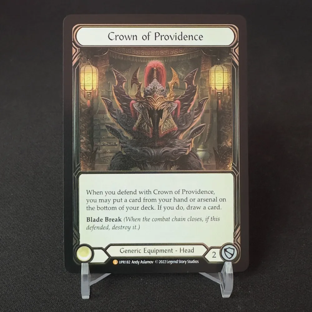 Flesh and Blood FOIL Proxy Cards DIY Cards FAB TCG Game Collection Card Crown of Dominion Crown of Providence Flick Knives Gift