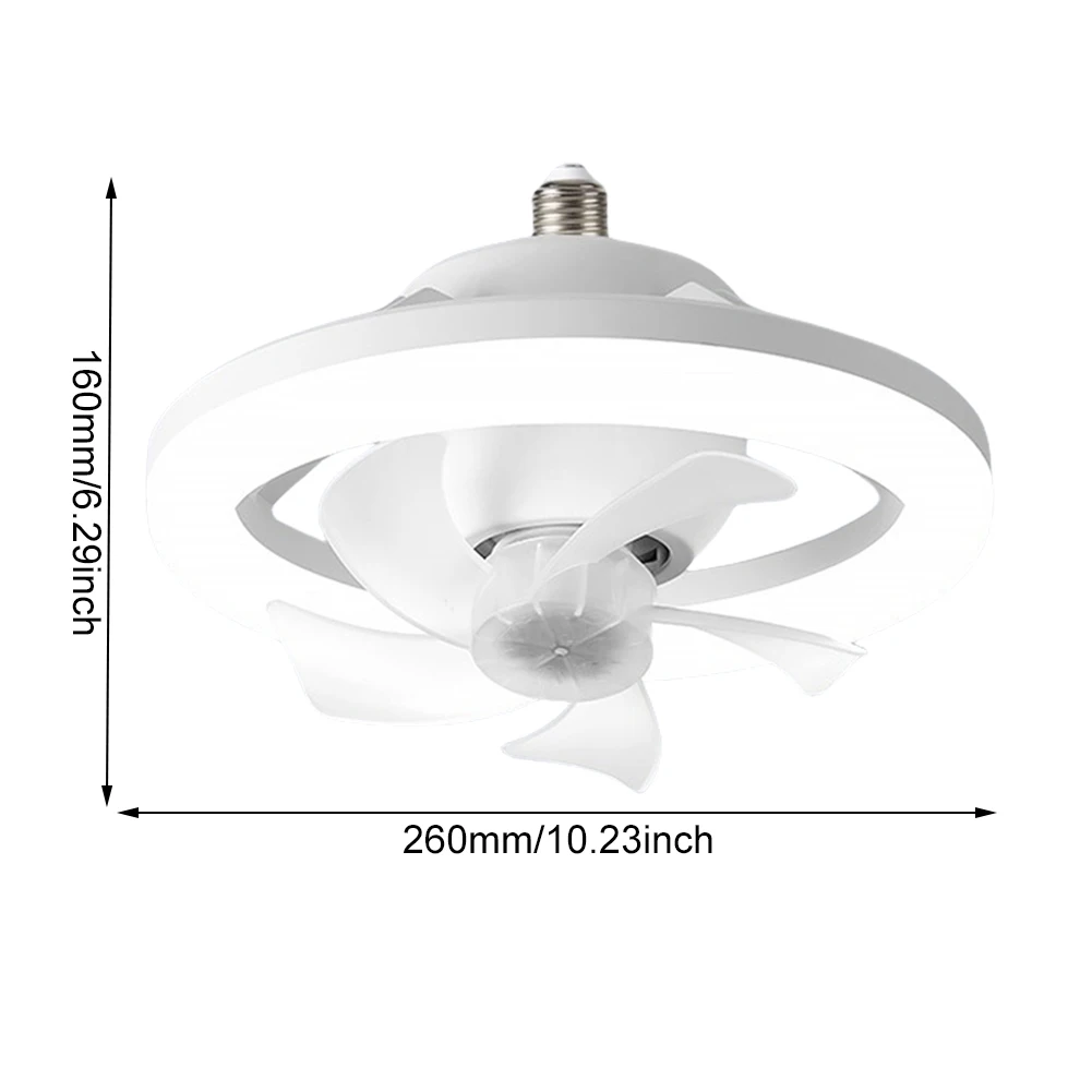 

Ceiling Fan LED Lamp with E27 Base 3 Colors Dimmable/RGB Dimmable Chandelier Ceiling Fan Remote Control Indoor Ceiling Fan Light