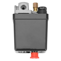 SHGO HOT-Heavy Duty Air Compressor Pressure Switch Control Valve 90 PSI -120 PSI Black