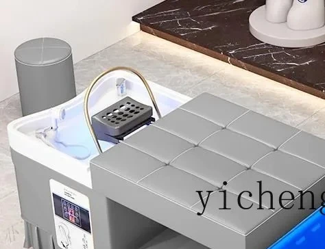 

XL2 water storage type free connection up and down water head treatment t shampoo bed beauty salon special water circulation