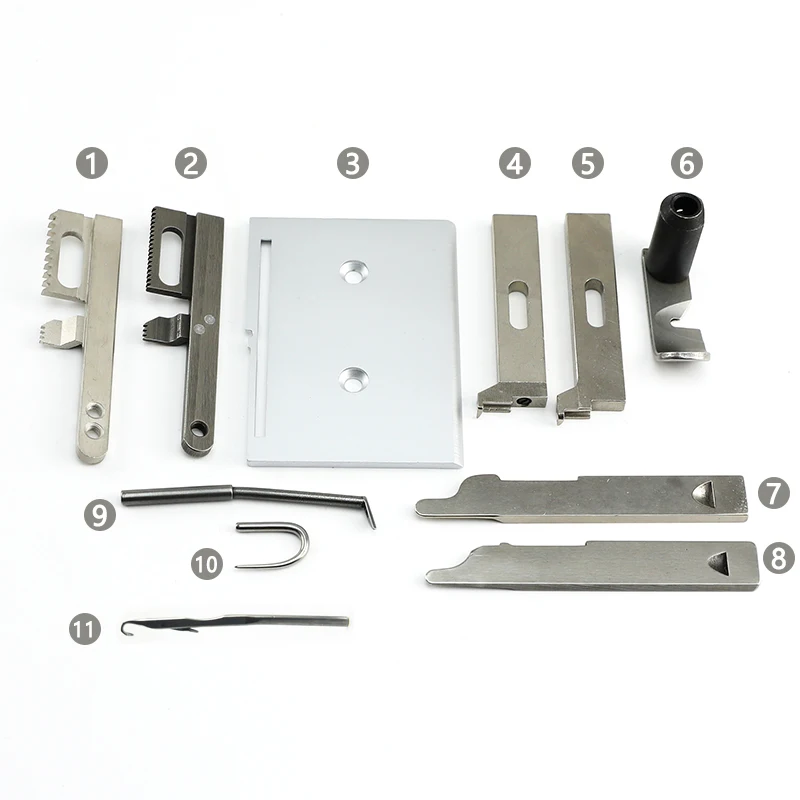 Needle Plate 187-38 Latch Needles Feed Dog  For 38,318 Shell Stitch Machine