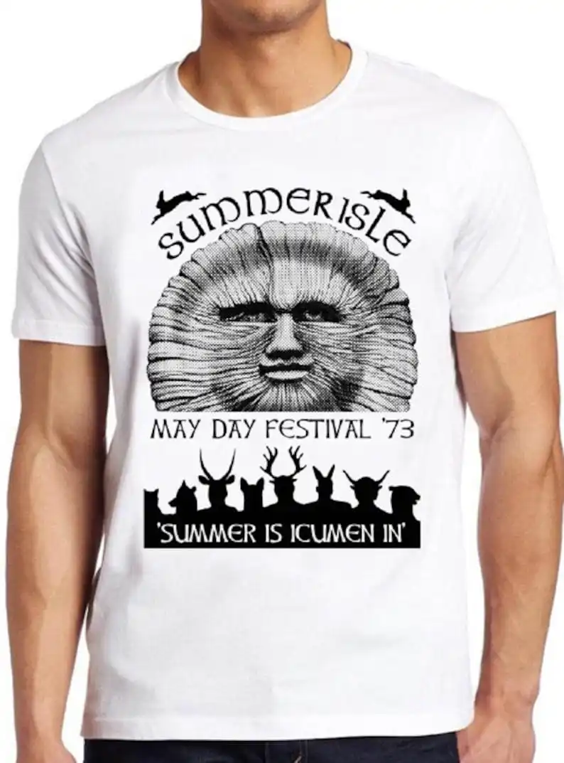 Summerisle Festival T Shirt May Day 70s The Wickerman Retro Tee 29