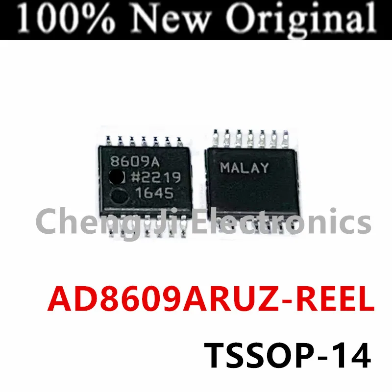 5PCS/Lot     AD8609ARUZ     AD8609ARUZ-REEL    AD8609   TSSOP-14   Marking：8609A    New original four-way operational amplifier