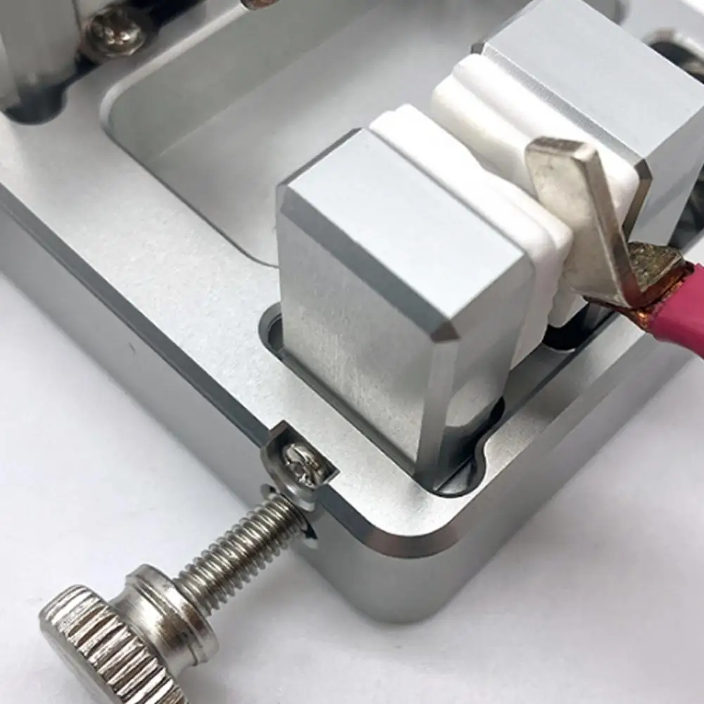 Stable Wire Positioning Tool Heavy-duty Aluminum Welding Fixture Clamp Adjustable Wire Soldering Jig Stable Circuit Board