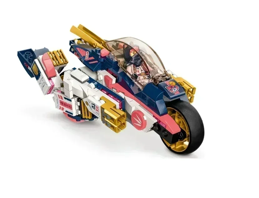 مكعبات بناء نموذجية متوافقة مع متسابق الدراجة الميكانيكية المتحولة ألعاب الأطفال كهدايا عيد الميلاد