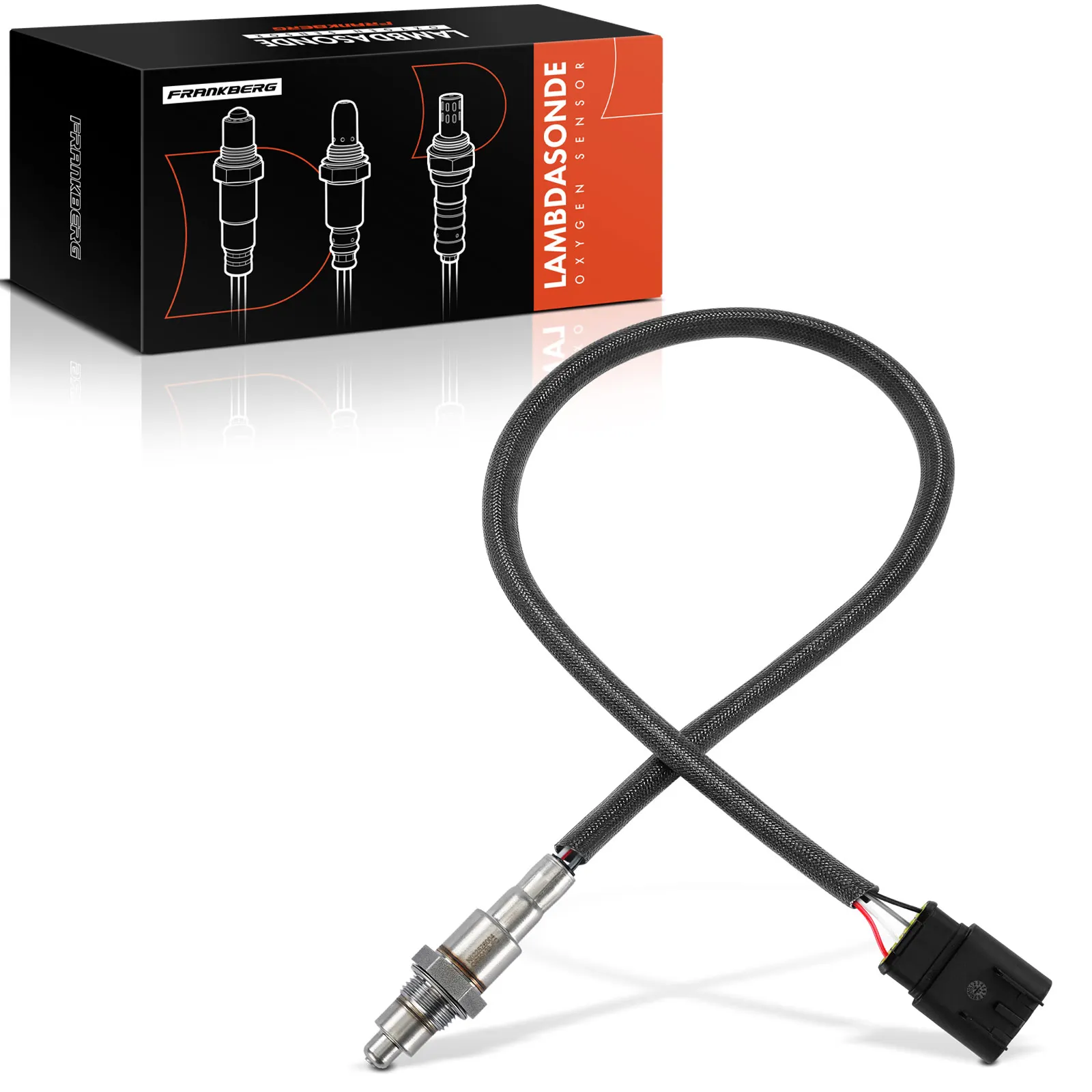 Frankberg 1x Lambdasonde Katalysator Diagnostische sonde voor Alfa Romeo Giulia Mito Fiat 500/595/695 55249077 0046347521