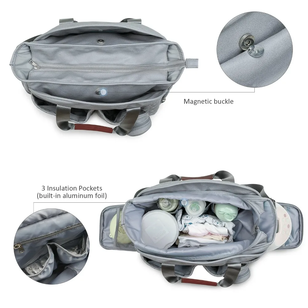 Mummy Bag Baby Diaper Bag Nappy Bag Waterproof Travel Baby Diaper Bags for Mom Stroller Mommy Maternity Totes Shoulder Bags
