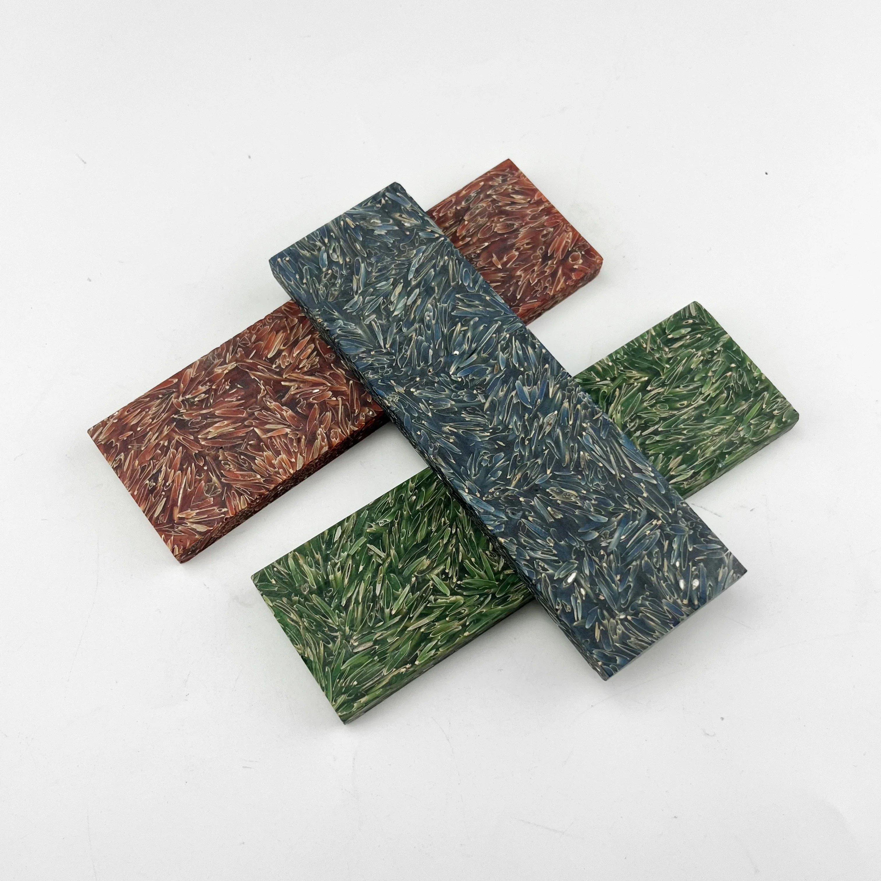1PC 135x40x8mm Composite Rice Husk Resin Knife Shank Material, DIY Knife Making, Knife Handle Scale Slabs Grips