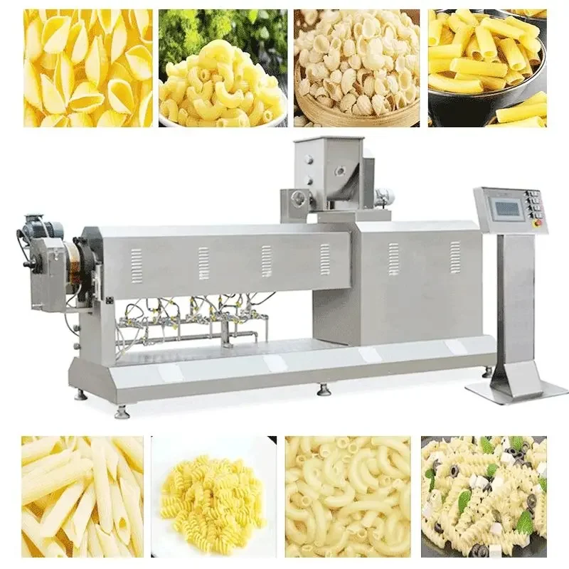 Commercial Macaroni Spiral Food Processing Pasta Production Line