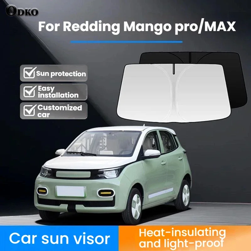 

For Redding Mango pro/MAX Car Accessories Front Window Sunshade Custom Fit Windshield UV Protection Sun Shade Heat Insulation