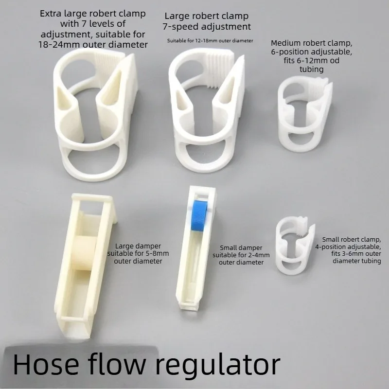 Hose Flow Regulator Robert Clamp Pinch Clamp Drip Chamber Infusion Flow Control Damper