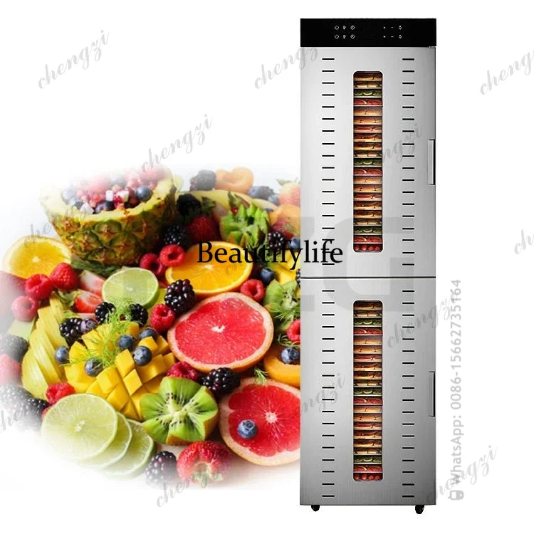 48 Trays S.S. Commercial Food Dehydrator For Fruit Vegetable Dryer Household Dried Meat Beef Jerky Drying Machine Banana Dryer