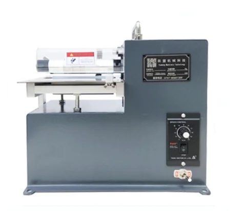Small Electric Leather Slitter Machine Tabletop Leather Strip Cutting Device with Motor Core Components