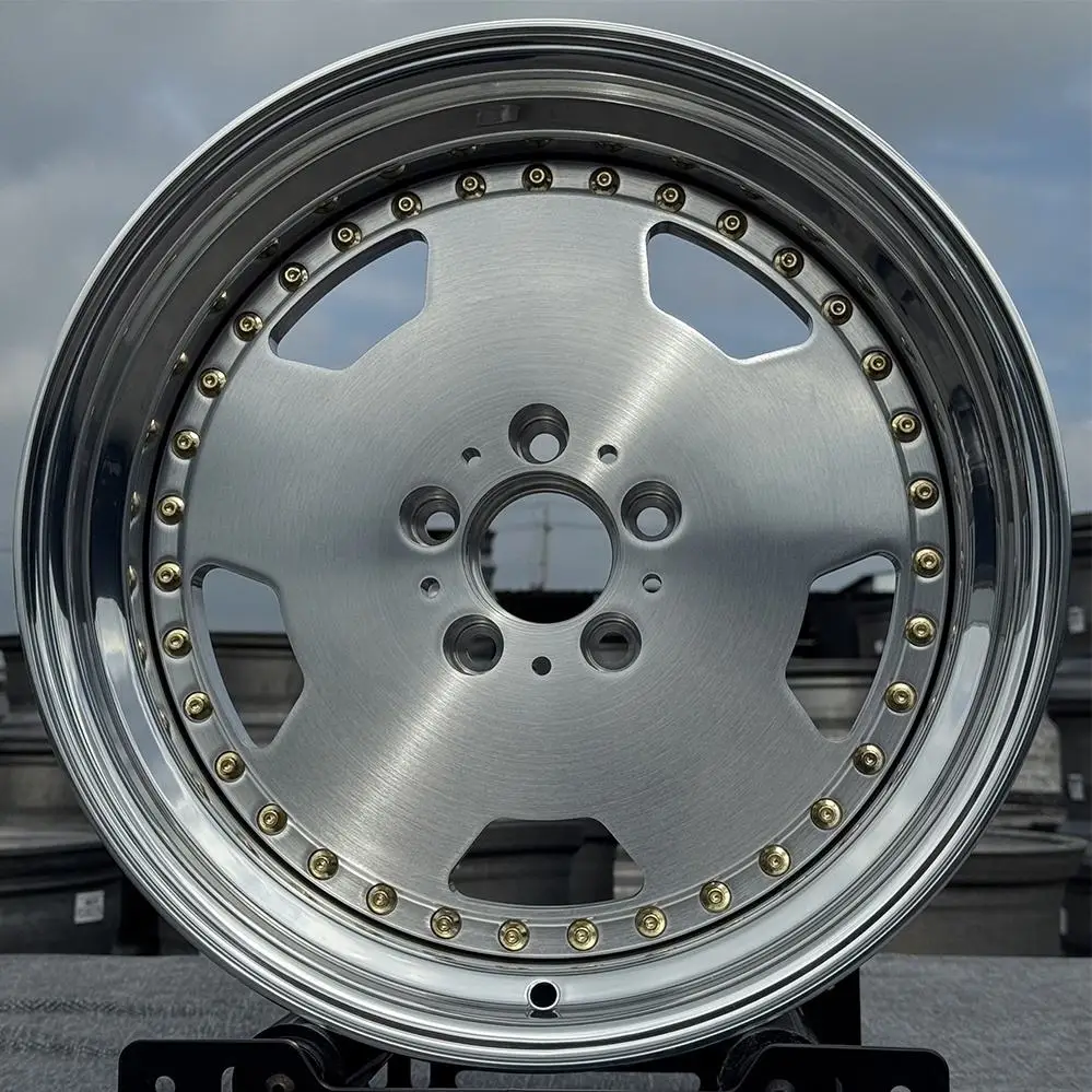 Factory 18 19 20 21 22 24 Inch Custom 6061 Deep Dish Brushed Racing Car Wheel Rim 5x112 for Mercedes Benz