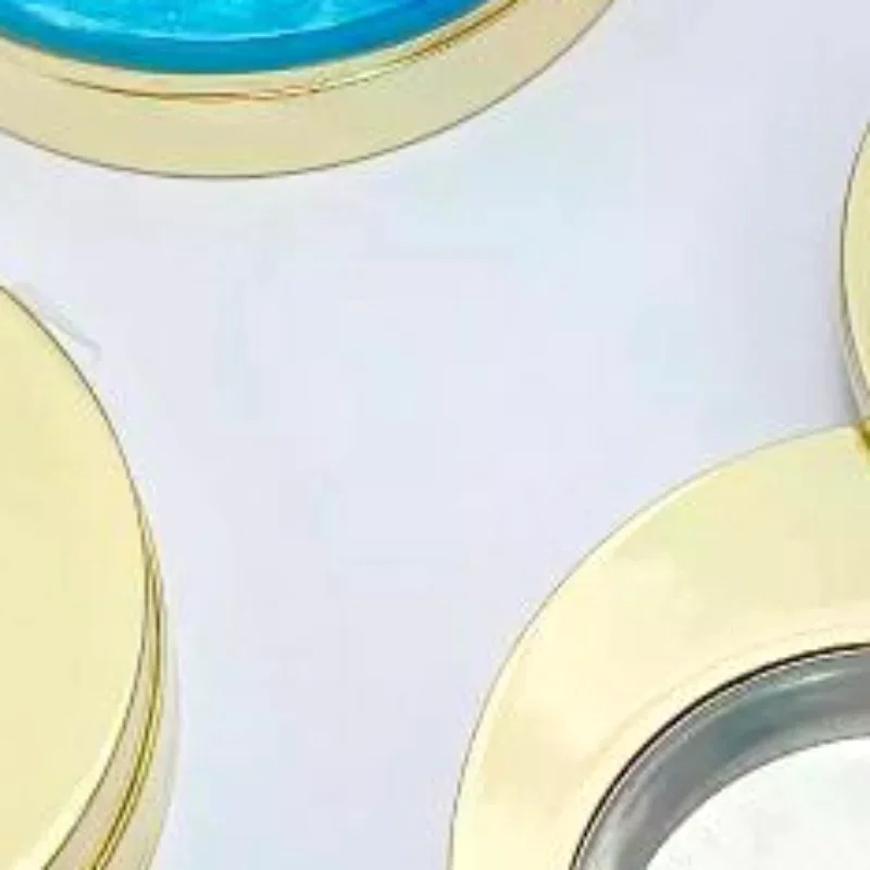 Zinc Alloy Solid Perfume Container Sliding Lid Balm Box Mini Refillable Metal Makeup Case