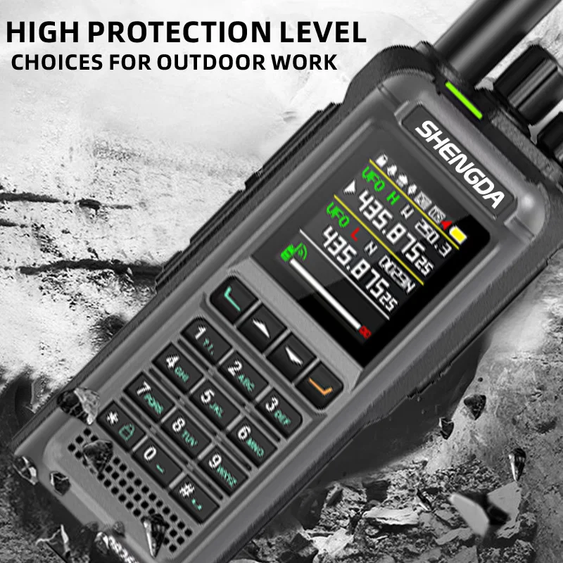 SD-8260 20w Walkie-Talkie Radio portatile multi-banda Radio FM VOX CTCSS/DCS Scansione Monitoraggio Chiamata crittografata Tipo-C Ricarica