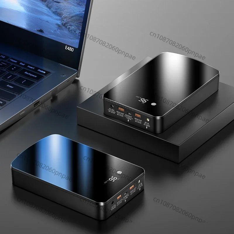 Gold Sellerfactory 2020 new PD DC QC3.0 charge 100w power bank 40000 mah portable powerbank for laptop for business travel 6