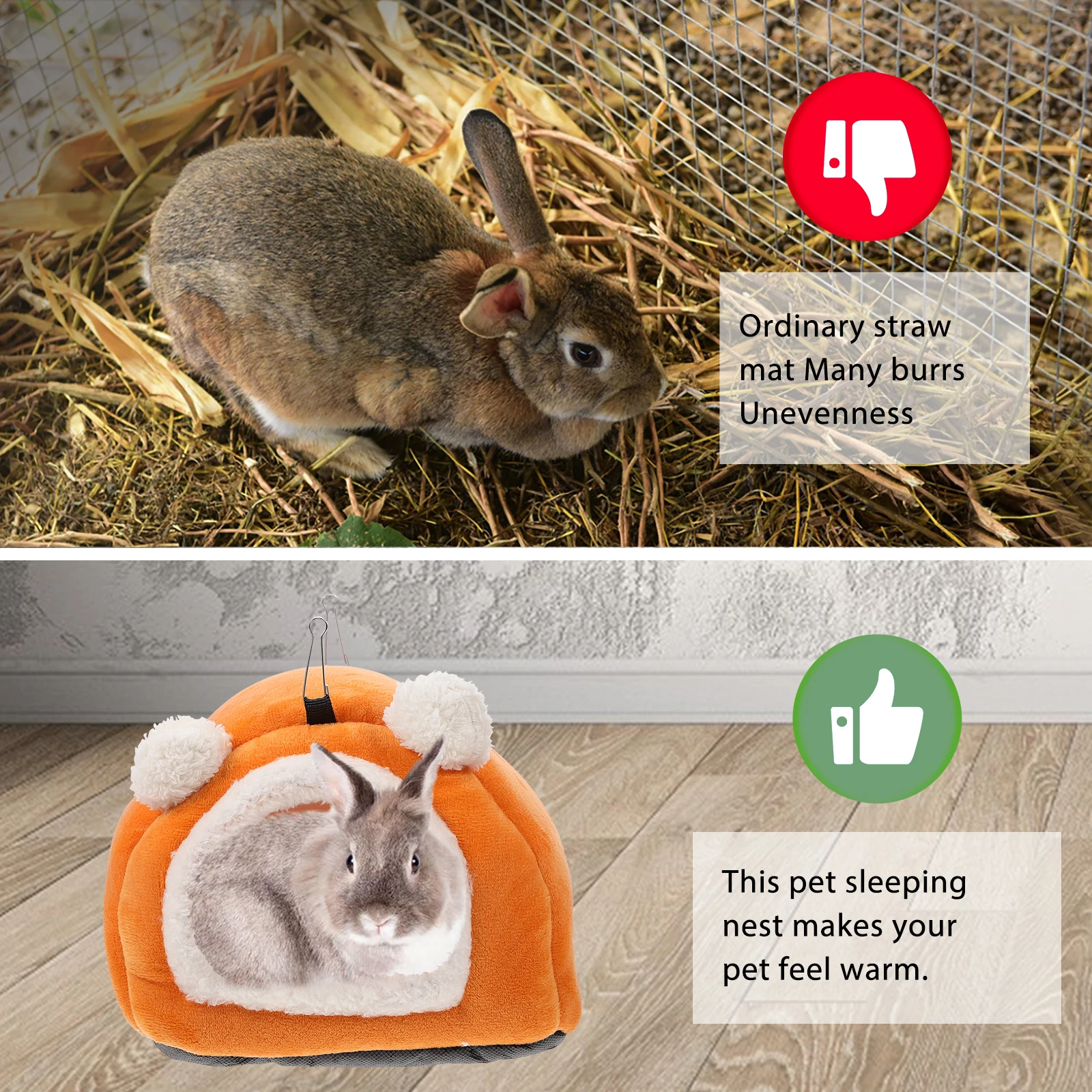 

Cotton Nest Hamster Bed Small Squirrel Hedgehog Winter Warm Nest Creative Hideout For Hamster Gerbils Squirrel Chinchilla