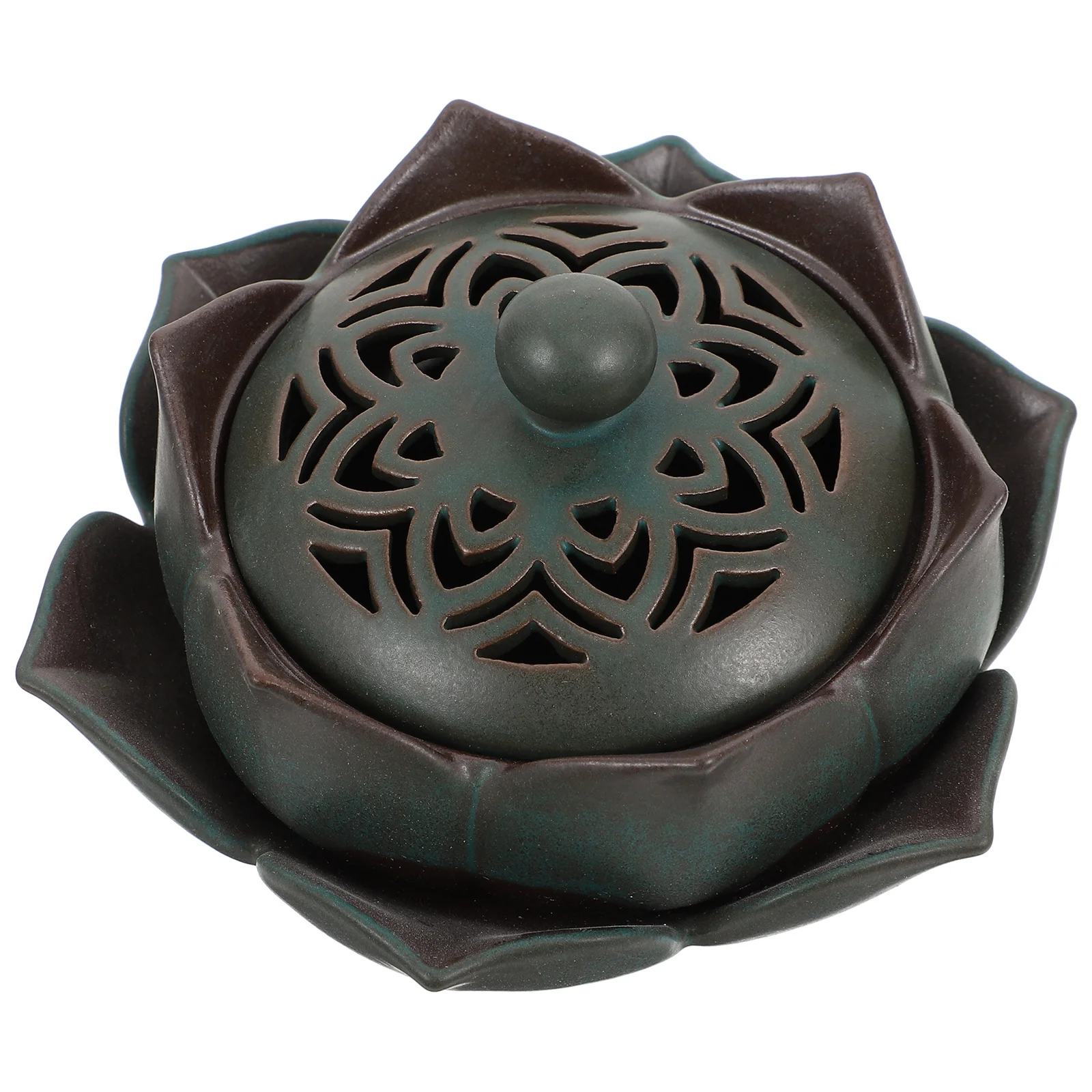 

1Pcs Creative Ceramic Incense Censer Compact Home Decor Burner for Aroma Therapy and Meditation Delicate Incense Holder Vintage