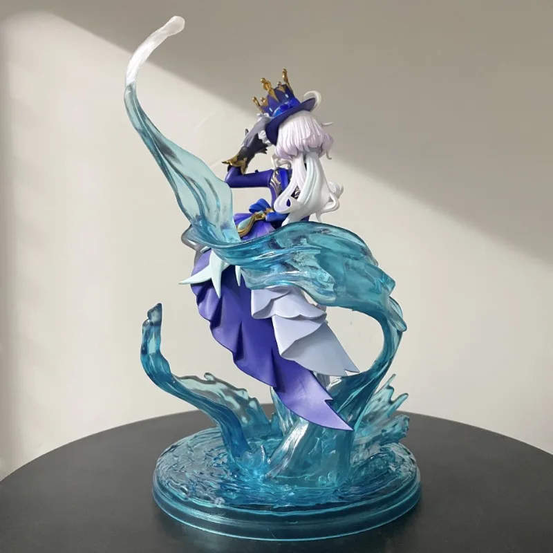 24cm Furina Figure Genshin Impact Anime God of Water Action Figure Cute Girl Focal Pvc Statue Model Doll Xmas Surprise Gift Toys