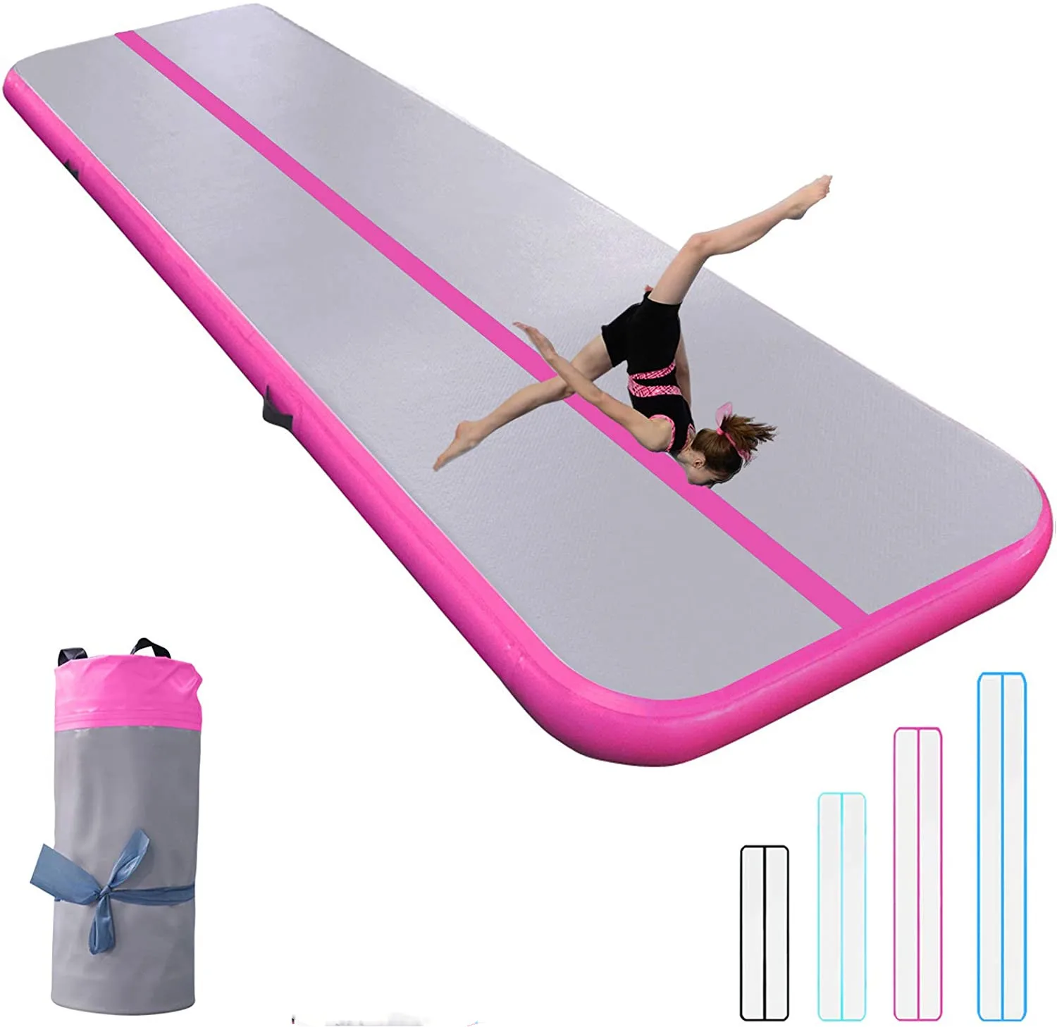 

Free Shipping 5m Pink Inflatable Cheap Gymnastics Mattress Gym Tumble Airtrack Floor Tumbling Air Track For Sale And Send Pump