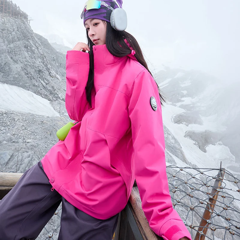 

Fashion Outdoor Skiing down Jacket Women's Sports Windproof Waterproof Mountaineering Camping Warm Cold-Resistant Coat