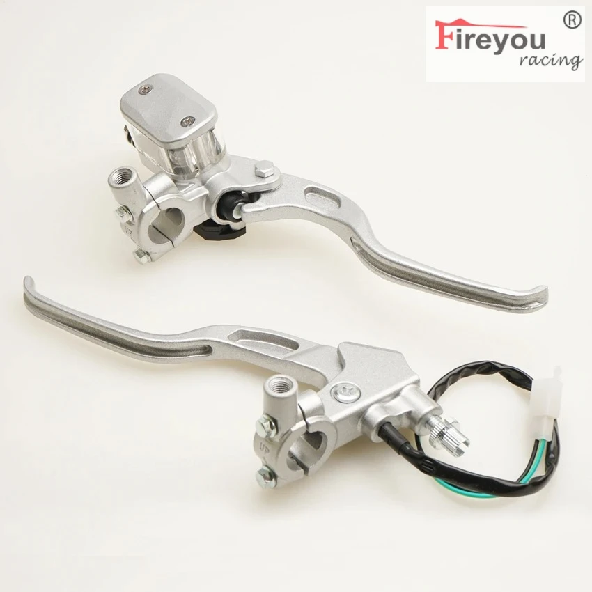 

Рычаг мотоцикла, руль, аксессуары для гидравлического сцепления для ATV, электрический мото 22 мм, насос тормозной муфты, ручки главного цилиндра