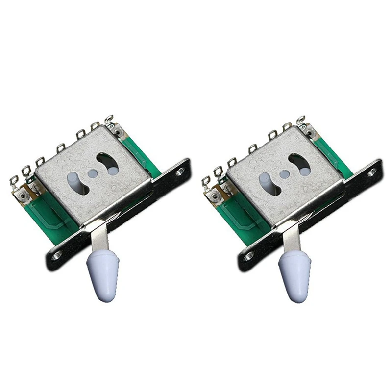 2 Pcs 5 Way Pickup Selector Switch For Fender Tele Strat Replacement