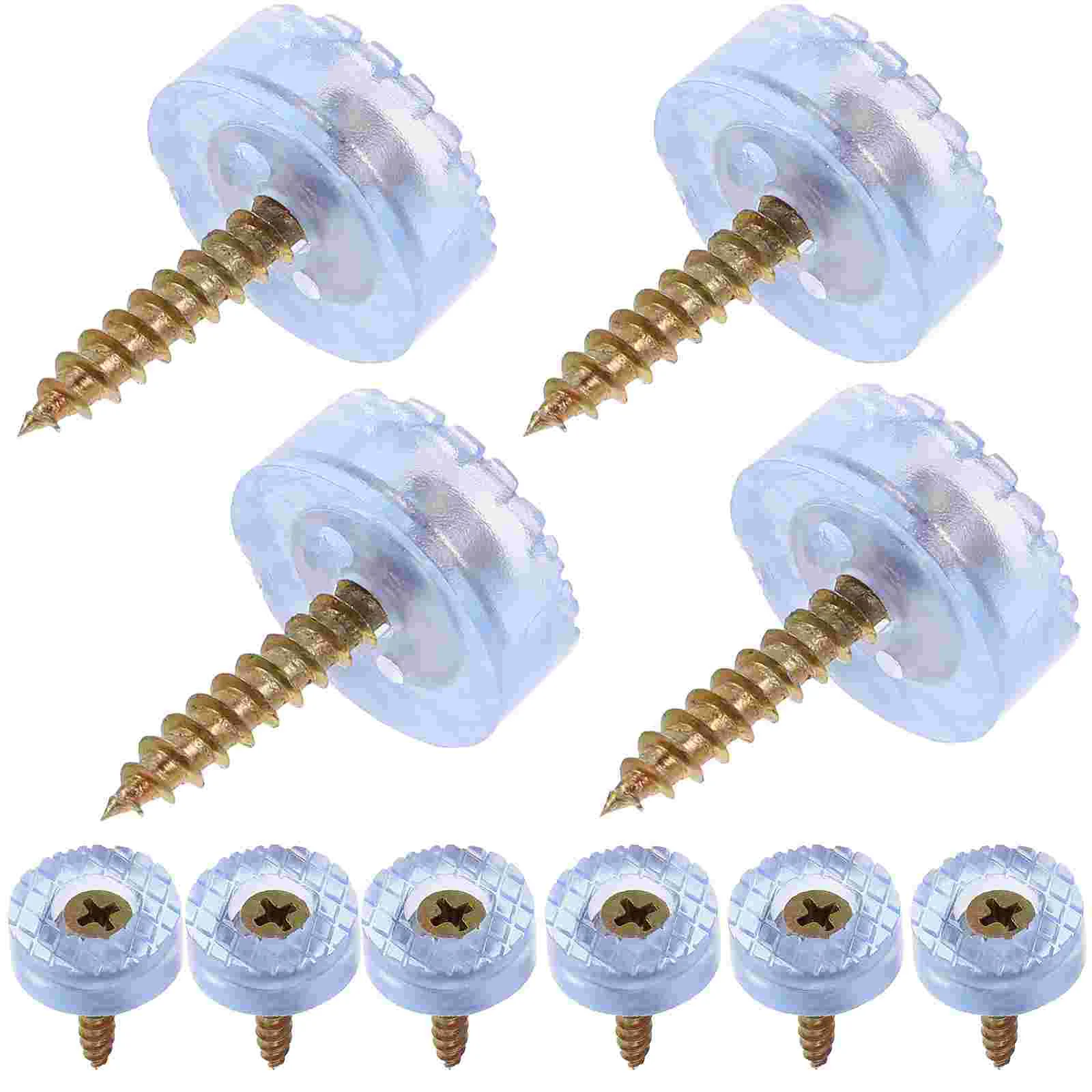 20 Pcs Furniture Foot Nails Pad Chair Legs Rubber Feet Non-slip Anti-slip Spikes