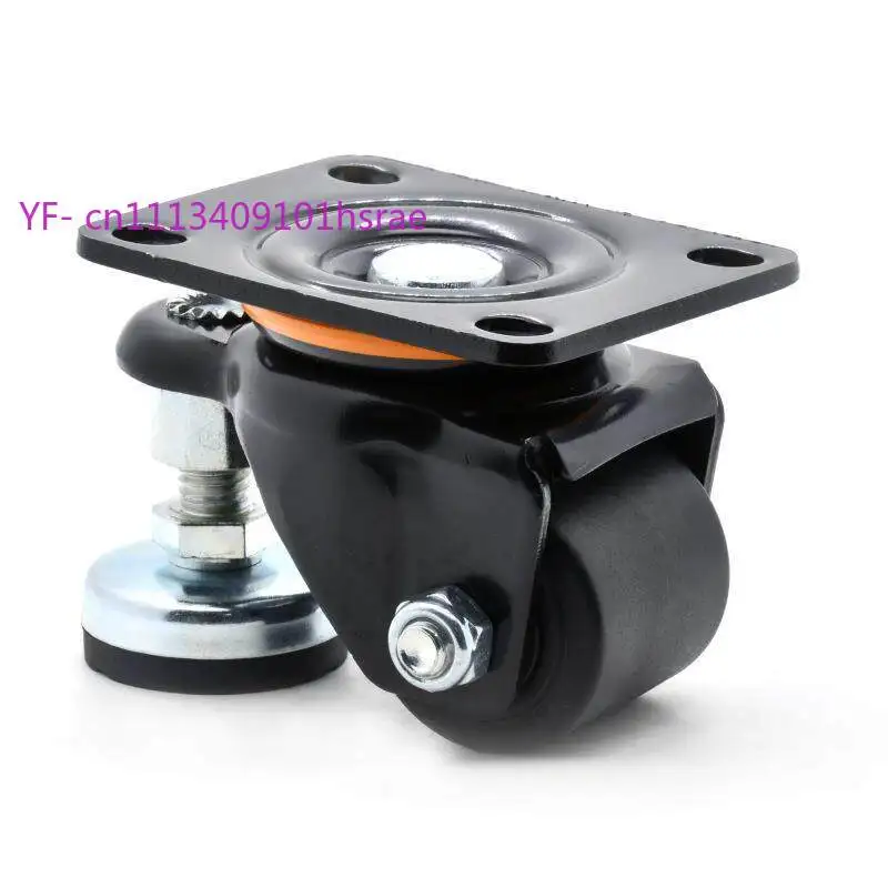 Heavy Duty Silent Industrial Caster Wheel 3 Inch 4 Inch Swivel Fixed Flat Trolley Caster