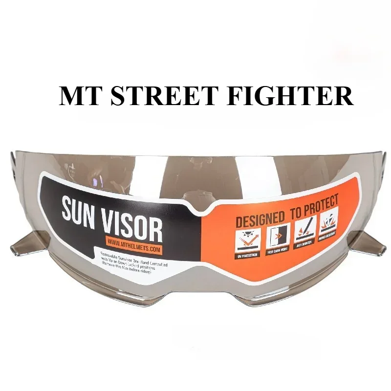 QIANBAI  MT Helmet Glass Motorcycle Helmet Visor for MT STREET FIGHTER Face Guard Full Face Helmet Lens