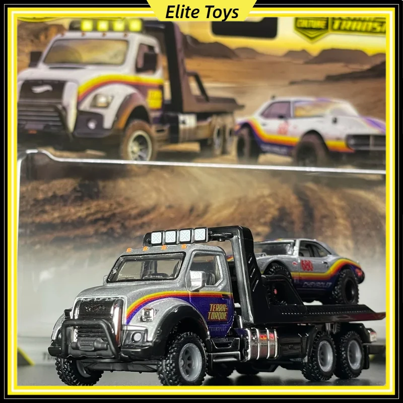 Hot Wheels Premium Team Transport '67 Off Road Camaro Terra-Torque Car Culture 1/64, Modelo de Auto Fundido a Presión, Vehículos Coleccionables, Juguete