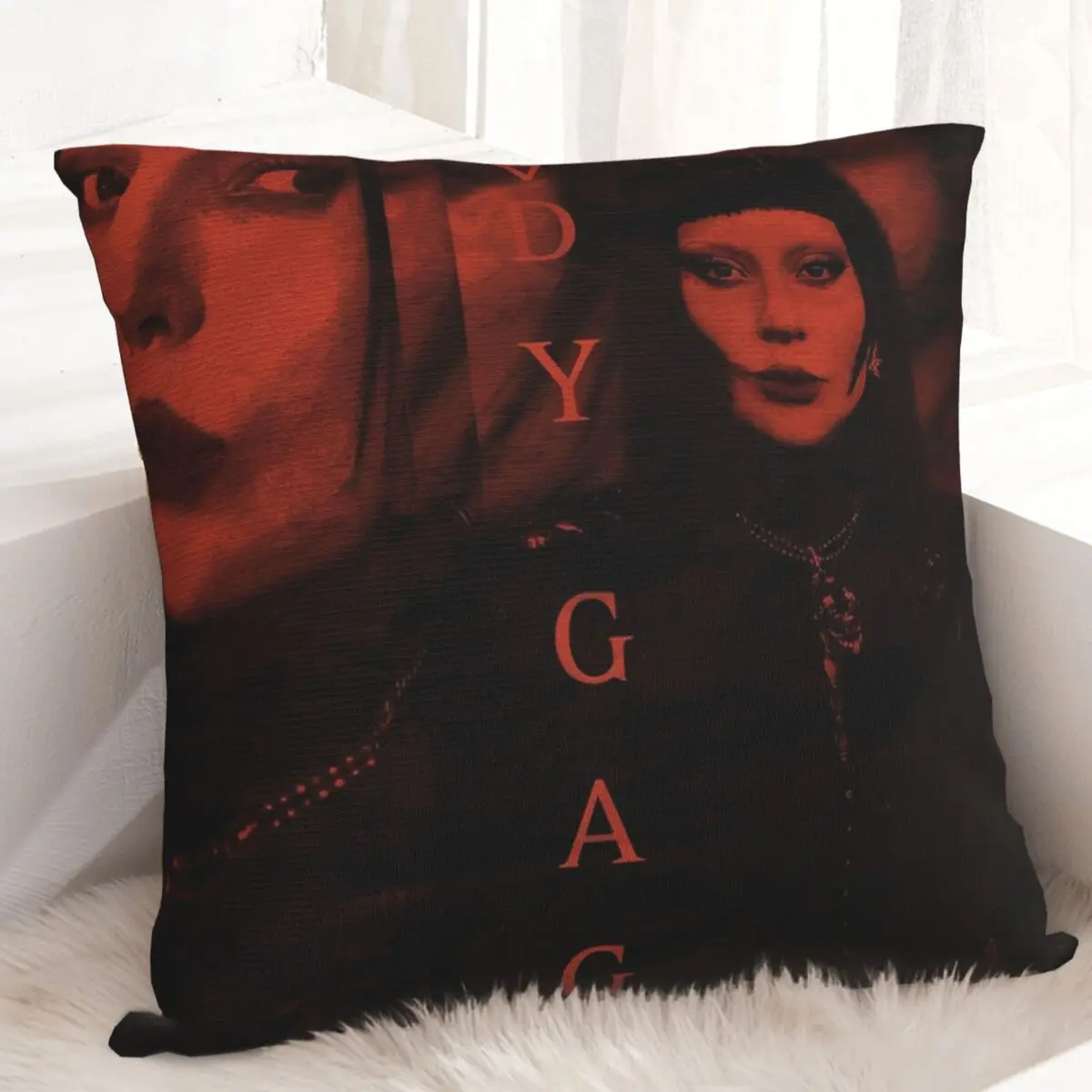 Lady Gaga Mayhem 2025 New Album Pillowcase Printed Polyester Cushion Cover Decorations Throw Pillow Case Cover Home Wholesale