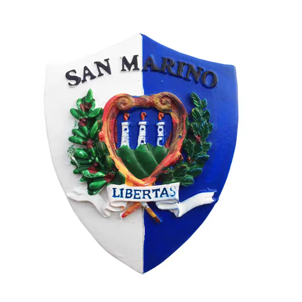 Europe San Marino Fridge Magnets Tourism Souvenir Refrigerator Magnets Sticker Collection Handicraft Decoration Articles