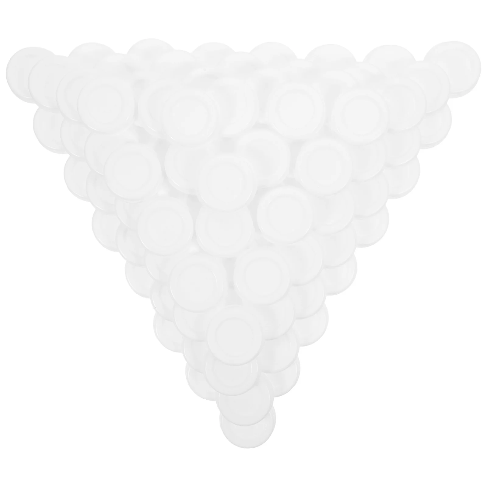 100 قطعة قبعات نهاية بلاستيكية لأنابيب البريد اللوحة ورقة غطاء أنبوبي التوصيل متعددة الاستخدام قبعات مستديرة المفاجئة منع الانزلاق