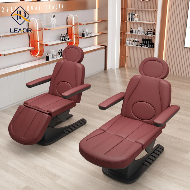 

Original Design Leadir Series Facial Massage Bed Beauty Salon Eyelash Cosmetic Bed Spa Stretcher for Tattoo Electric