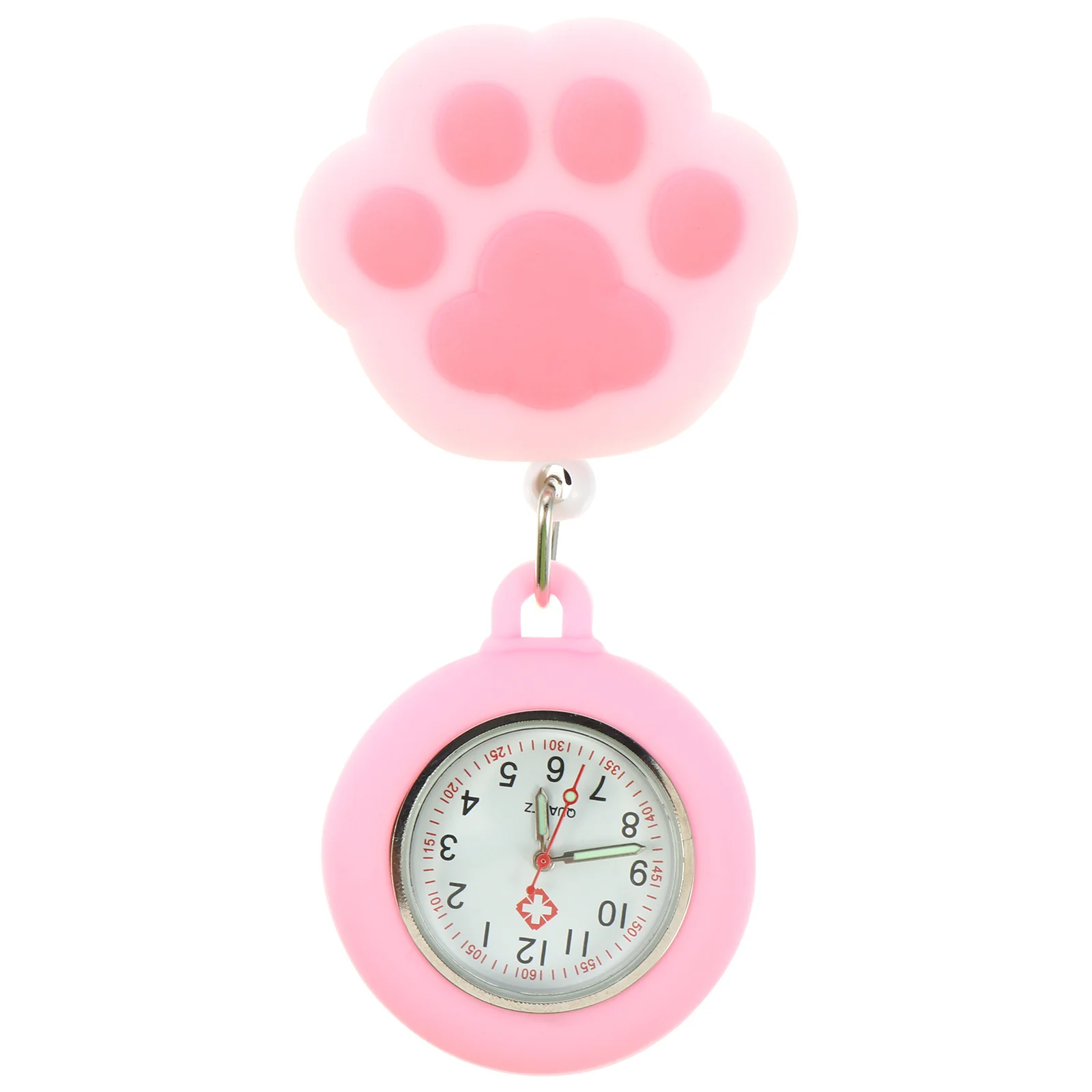 مشبك ساعة جيب للممرضات على شكل مخلب قطة على ساعة كوارتز لزي طبي مضيء هدية تمريض الطبيب #5