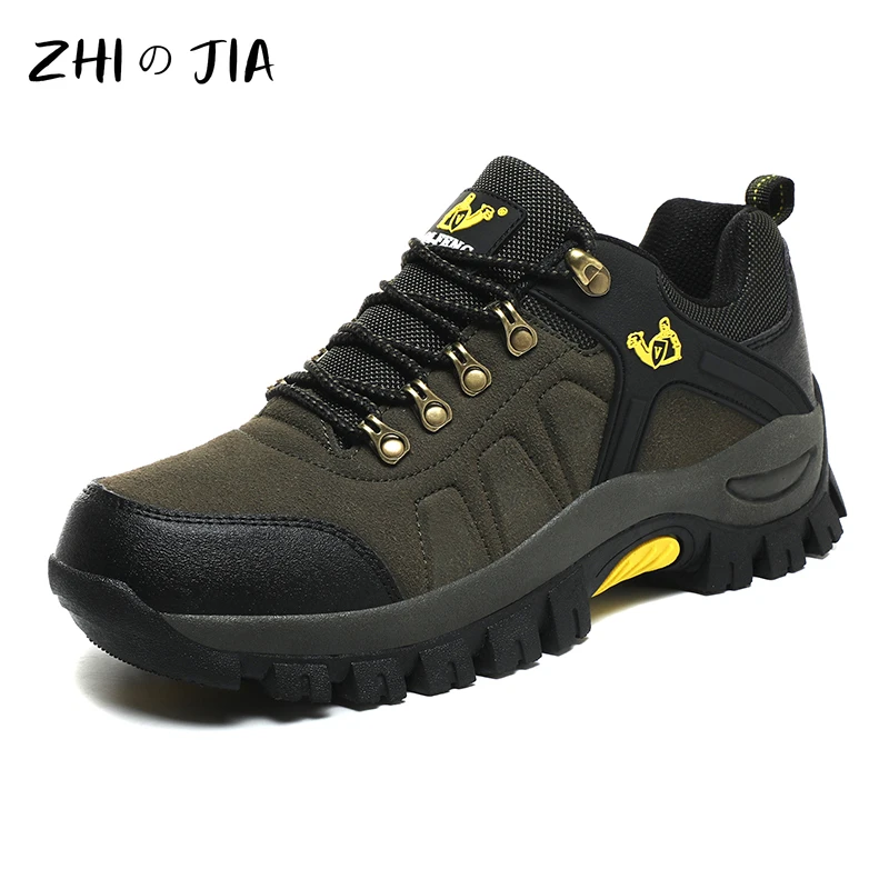 Men\'s Sneaker Couples Mountaineering Shoes Women\'s Outdoor Jogging Casual Shoes Anti slip Wear Resistant Tourism Hiking Footwear