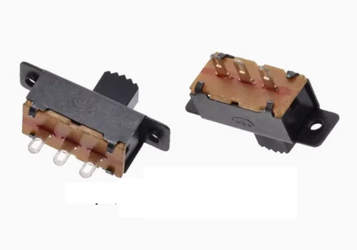 20PCS 2 Position Vertical Slide Switch 3Pins SS-12F25G7