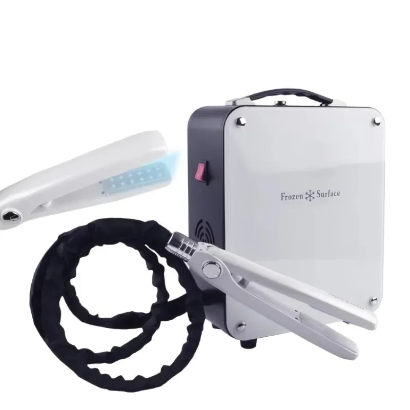 Portable Frozen Flat Iron for Hair Treatment