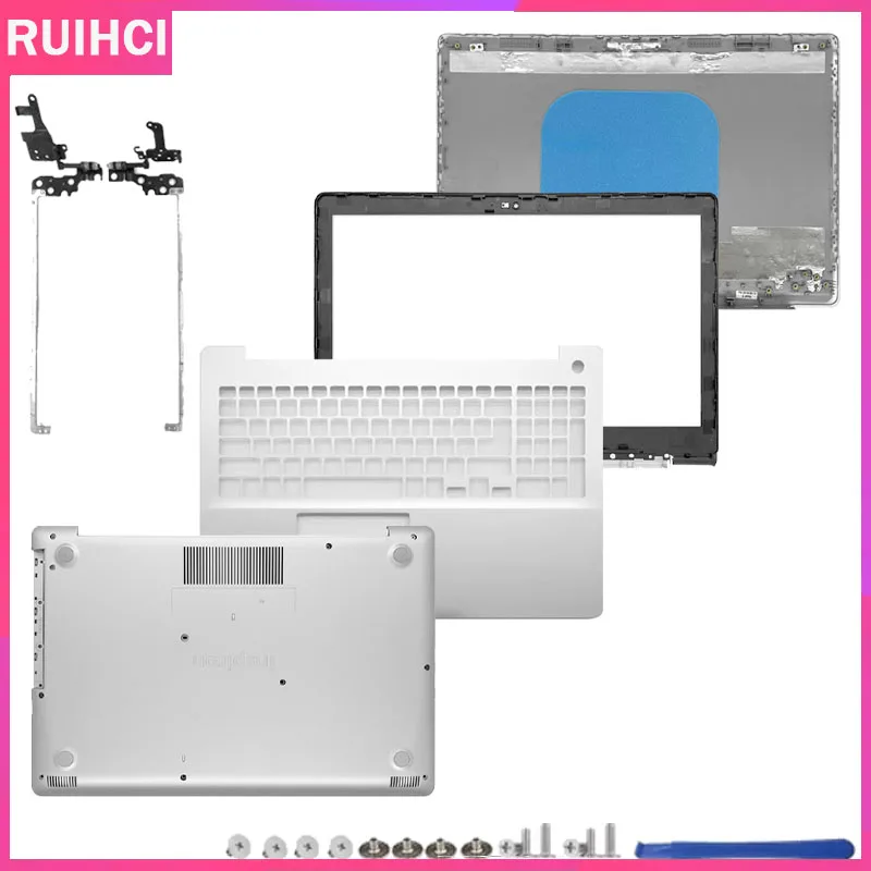 New For DELL Inspiron 15 5570 5575 Laptop LCD Back Cover/Front Bezel/Palmrest/Hinges/Bottom Case 02DVTX