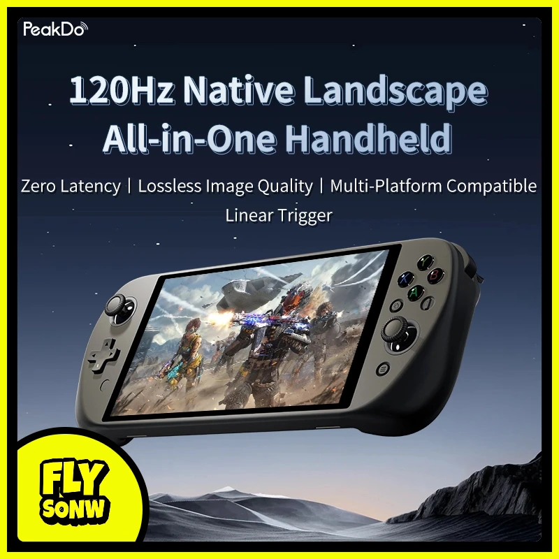 

Новейшая портативная консоль PeakDo All-In-One, 120 Гц, с задержкой «0», с линейным триггером для коммутатора/Steam/PC/PS5/XBOX