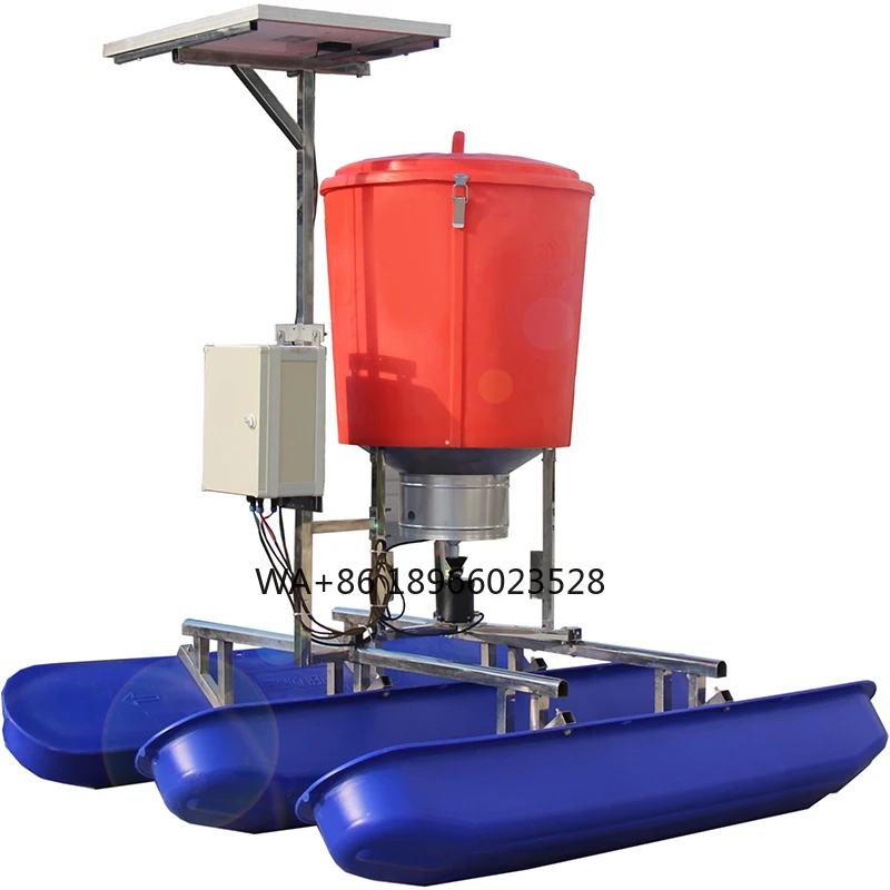 

Fish Shrimp Feeder Aquaculture Machine Automatic Solar Auto Feeder for Fish Pond