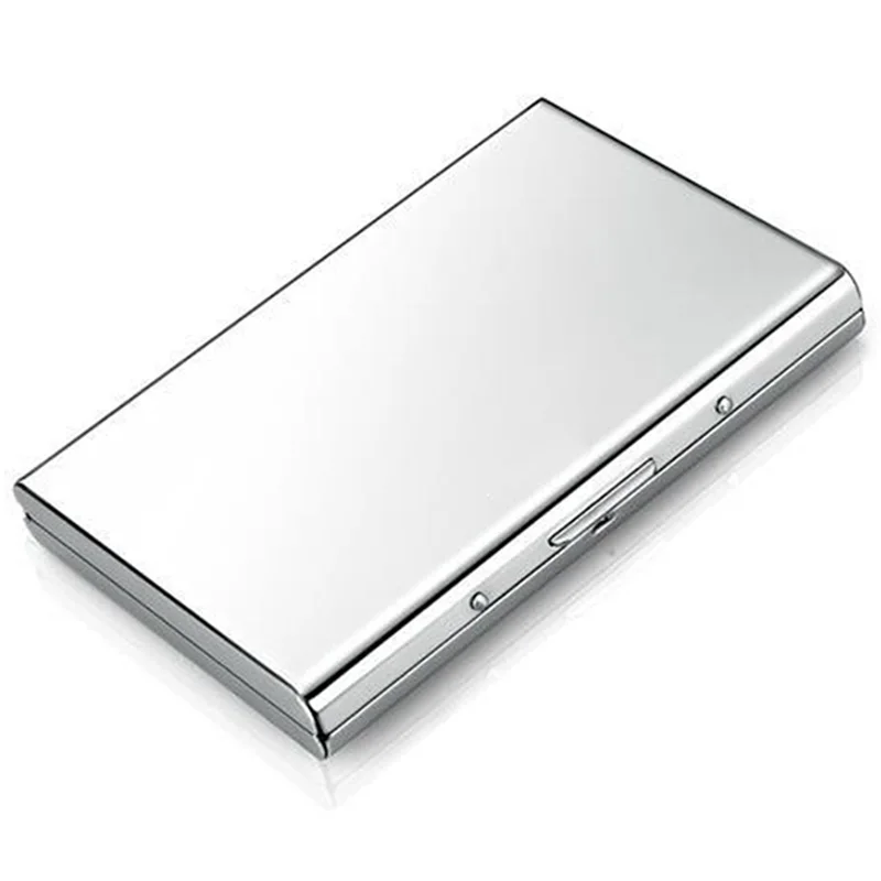 Stainless Steel Tin Box Case Container Cigarette Storage Case Box Gift Women with Snap Closure Versatile Metal Cigarette Case Ca